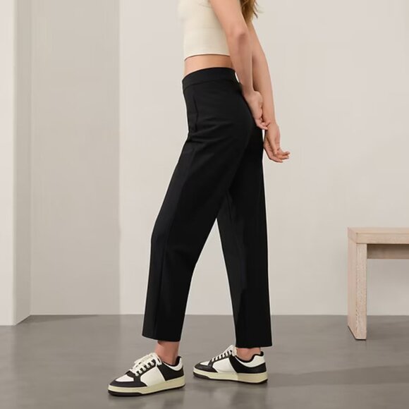 Athleta Stellar High Rise Trouser size 2P Black - Picture 3 of 7